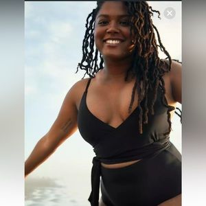 Aerie wrap one piece swimsuit